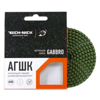 Алмазный Гибкий Шлифовальный Круг TECH-NICK GABBRO D100/№3000